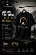 SHUUNYATA – Silence Is Not Empty Oversized T-Shirt